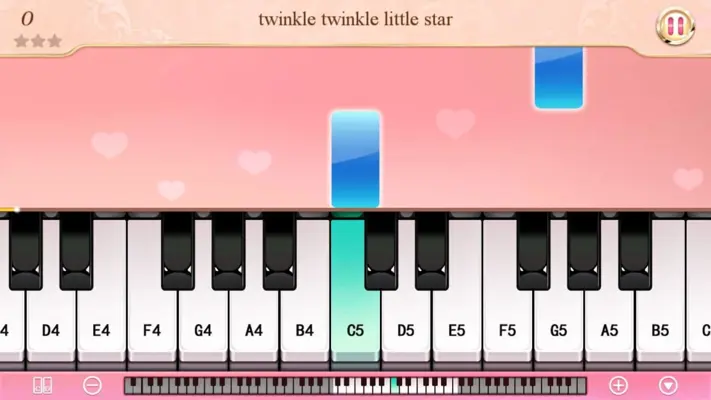 Piano Pink Master android App screenshot 0