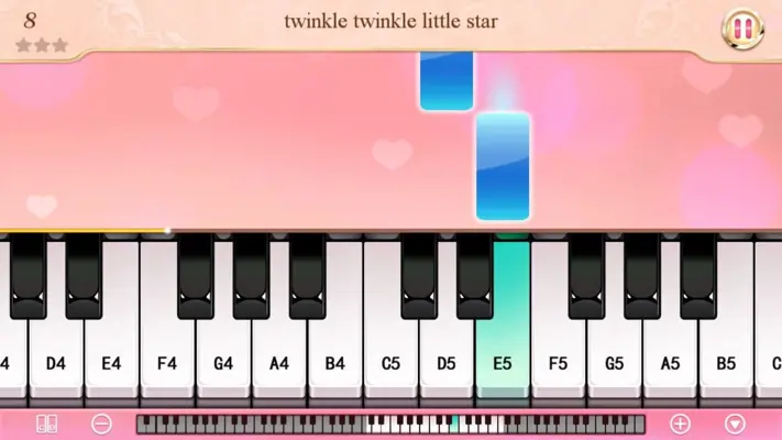 Piano Pink Master android App screenshot 2